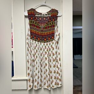 Umgee Multicolor Boho Midi Dress